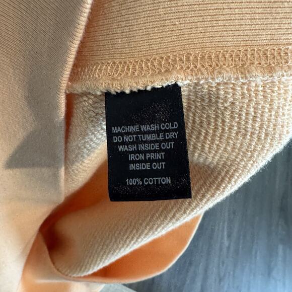 Rowing Blazers x Slim Aarons Capsule Print Peach Cotton Hoodie Sweatshirt Small - Picture 6 of 6